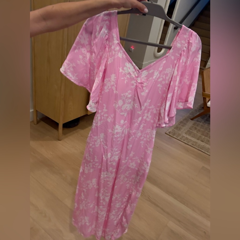 Pink Floral Women's Nightgown